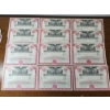 Image 1 : Lot of (12) Pan American World Airways, INC. 100 Shares Stock Certificates