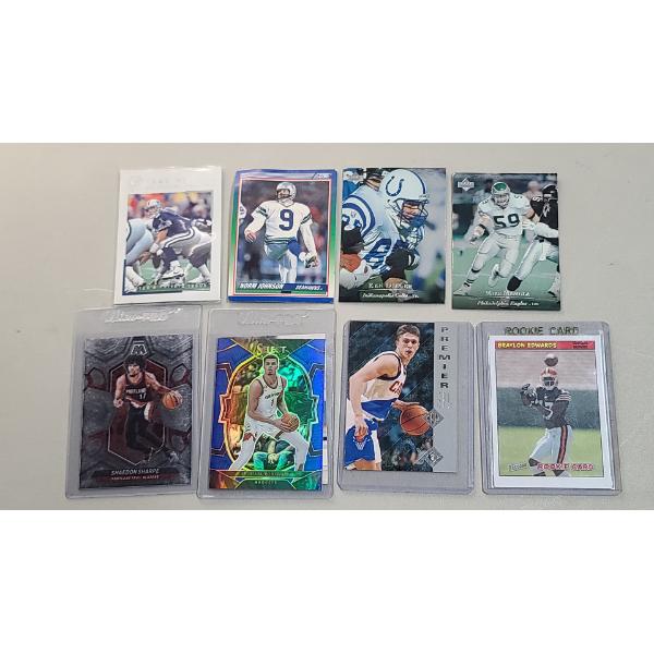 Assorted Years & Teams Football/ Basketball Trading Cards 