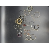 Image 1 : Lot of Tons of Costume Bracelets - Bangle Style- Some Layered - Beaded - Red Earrings