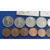 Image 8 : Three 5 Grains Of .999 Fine Silver Bars & Assorted Foreign Coins 