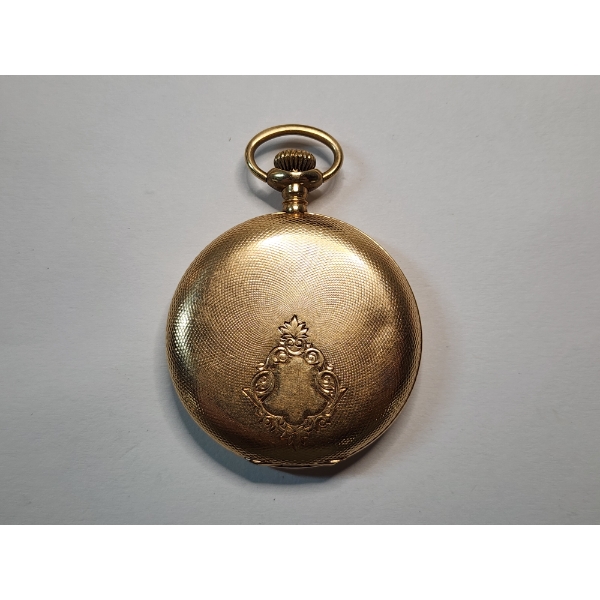 Exceptional 14K Yellow Gold Vintage Pocket Watch Case - Total Weight: 39.3g !!