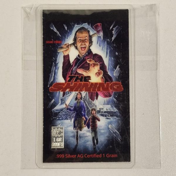 The Shining "Grand Cinema" 1 Grain .999 Pure Silver Art Card