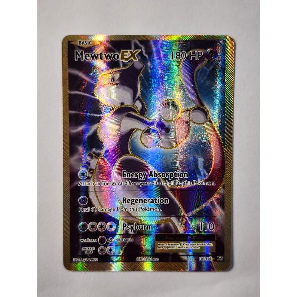 Mewtwo EX 103/108 Holo Rare Vintage Pokemon Trading Card in Incredible Condition!