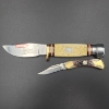 Image 4 : Two Knives: Steel Warrior with Case & Frost Cutlery Little Copperhead Pocketknive