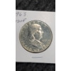 Image 1 : 1963 Proof Franklin 90% Silver Half Dollar 
