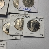 Image 9 : Lot of 30 Assorted Kennedy Half Dollars, Various Types, Gold Plated - Face Value: $15.00