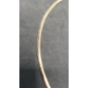 Image 7 : 14K Gold Necklace With Large Brown Stone - Weight: 31g