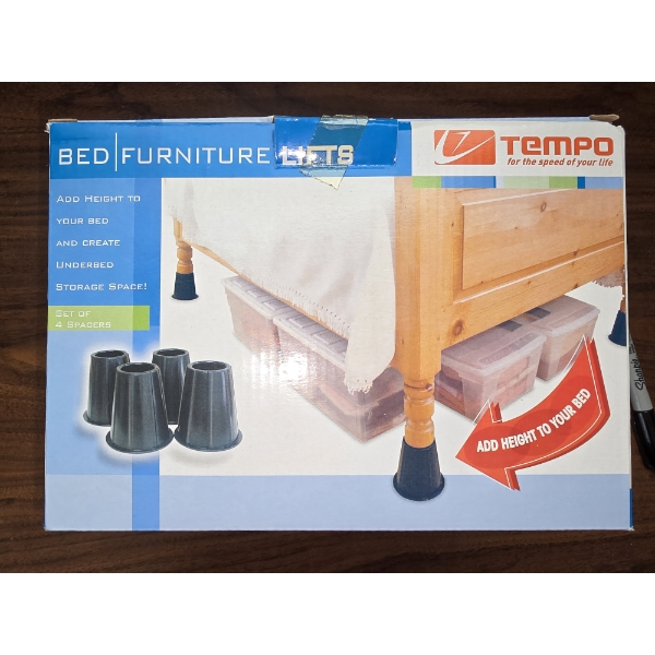 Set of 4 Bed Risers