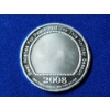 Image 2 : 2008 We Wish You A Merry Christmas Dogs Silver Round - 1 Troy oz .999 Fine Silver 