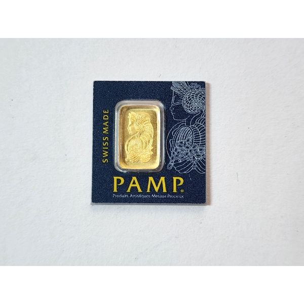 PAMP Suisse 1g .9999 Fine Gold Bar In Sealed Package