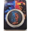 Image 2 : 2021 Niue $2 Godzilla vs. Kong Colorized 1 oz .999 Fine Silver Round in TEP Slab