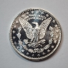 Image 2 : Morgan Dollar Design One Troy Ounce .999 Fine Silver Round 
