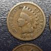Image 2 : 4 Pcs - Indian Head Cents 1896 / 97 / 98 / 1900  - See Pictures For Grade