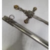 Image 1 : Metal 25'' Decorative Sword With Scabbard In Good Condition
