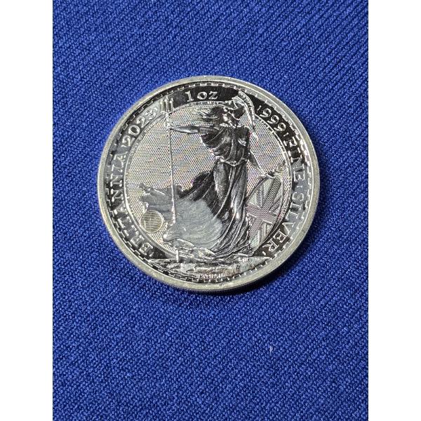 2023 .999 Fine Silver 1oz King Charles III British Silver Britannia Coin	