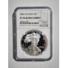 Image 1 : 2006-W American 1 Oz Silver Eagle GRADED PF70 ULTRA CAMEO BY NGC ~ WEST POINT MINT