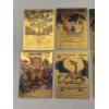 Image 2 : 6 - Pokemon Limited Edition Gold Plated Trading Cards - 2024 Gold Cards