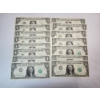 Image 1 : U.S. 1963 Green Seal $1 Sequential SN Notes - Set of 13 - Great Condition!