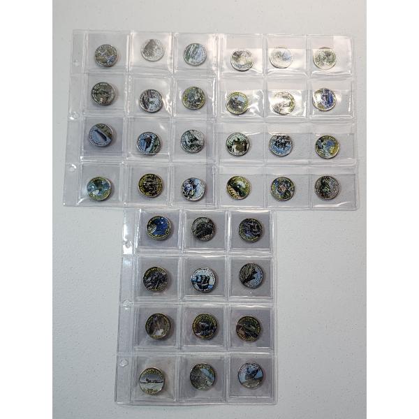 Collection of Commemorative Korean War Colorized Half Dollars FV: $18.00