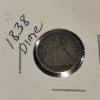 Image 1 : U.S. RARE COINAGE - 1838 TEN CENT SEATED LIBERTY SILVER DIME - SEE CONDITION