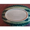 Image 2 : Rare Vintage Watermellon Divided Serving Bowl 12" x 9" x 4 - New Old Stock Never Used