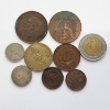 Image 1 : Lot of 9 Assorted World Foreign Coins  
