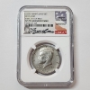 Image 1 : NGC SP70 Enhanced Finish 2017-S Kennedy Half Dollar FDOI 225th Anniversary Signed by Lyndall Bass