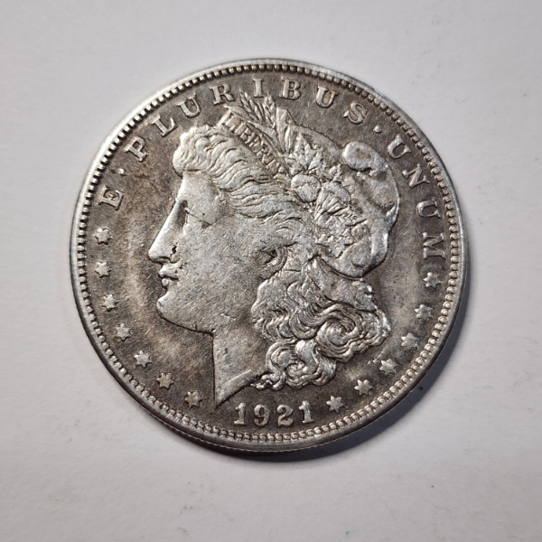1921-S United States Morgan 90% Silver Half Dollar