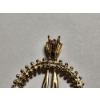 Image 3 : 14K Gold Detailed "M" Pendant TW: 3.1g