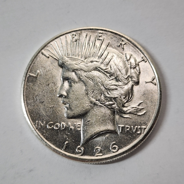 United States 1926-S Silver Peace Dollar - 90% U.S. Silver Coin