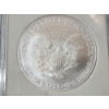 Image 4 : 2006-W Burnished Planchet American Silver Eagle - 1 oz .999 Fine Silver - FDOI - IGS MS70