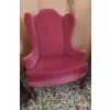 Image 2 : Vintage Upholstered Wingback Living room or Bedroom Chair - Ex Condition