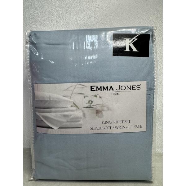 Emma Jones Home King Size Set 6 Piece Set- Super Soft, Wrinkle Free