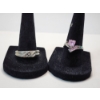 Image 1 : Two 10K White Gold Rings ft. Diamonds and Pink Heart Gemstone Sizes 7.5 & 10.5 - TW: 7.5g