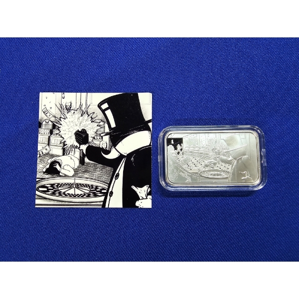 Limited Edition Pit Bullion  Heists - The Casino  1 Troy oz Fine Silver Bar
