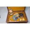 Image 8 : Wooden Jewelry Box With Fashion Jewelry Inside 