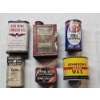 Image 1 : Lot of (6) Vintage Metal Cans