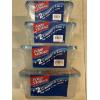 Image 1 : 4 Food Storage Packs of 2 Containers & 2 Lids - Brand New 