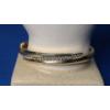 Image 1 : Elegant 14K Gold Bangle Style Bracelet With Diamonds - Weight: 22.6g