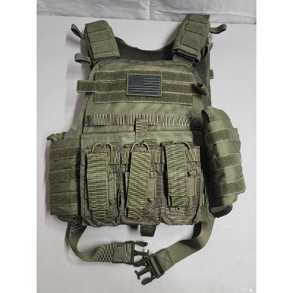 Tacticon Armament BattleVest Plate Carrier Vest LWS-600 AR-600 Lightweight Steel Plates