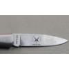 Image 8 : Brand New "Marine Corps" Frost Cutlery Folding Pocket Knife With 4.5" Barracuda Wood Handle 3” Blade