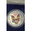 Image 3 : Colorized 2001 1 Troy Ounce .999 Fine Silver American Eagle