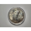 Image 1 : Standing Liberty One Ounce .999 Fine Silver Round in Protective Capsule