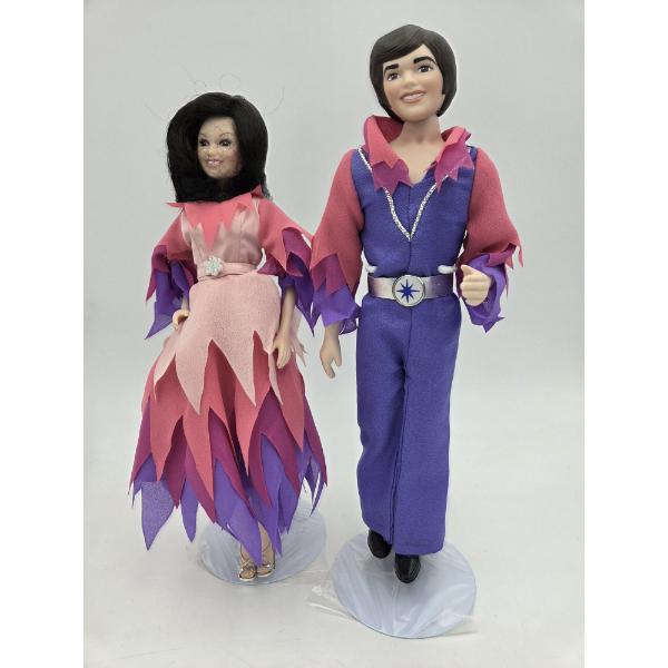 Mint Condition Hand Numbered, Vintage Donny & Marie Osmond 12'' Porcelain Collectors Dolls. 