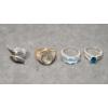 Image 1 : Assorted Sterling Silver Women's Rings - Weight: 21.6g