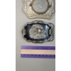Image 8 : (4) Assorted Vintage Belt Buckles Featuring Western And Numismatic Designs