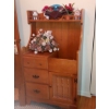 Image 1 : Maple Cabinet With Items Shown - Nice Specialty Cabinet In Perfect Condition 54 tall x 30 x 19