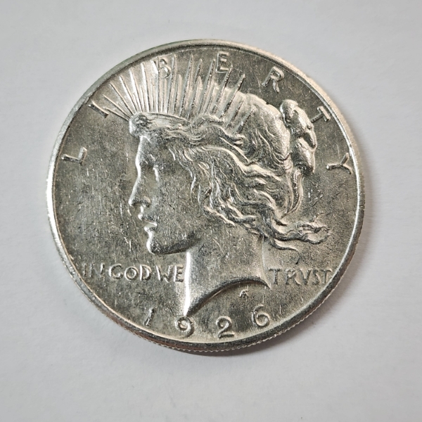 United States 1926 Silver Peace Dollar - 90% U.S. Silver Coin