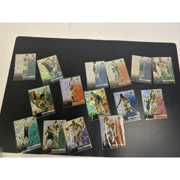 HoloGrFX Basketball Cards - 15 Total - Michael Finley - Charles Outlaw - Etc.