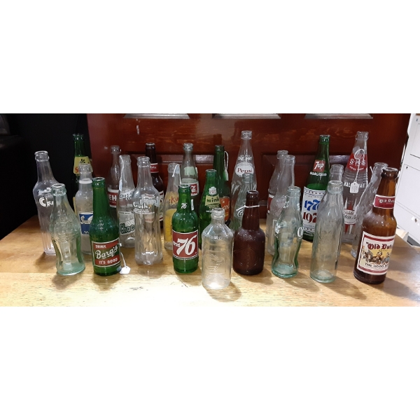 Soda - 20 Pc Vintage Bottle Lot - Many Different Brands - See Pics